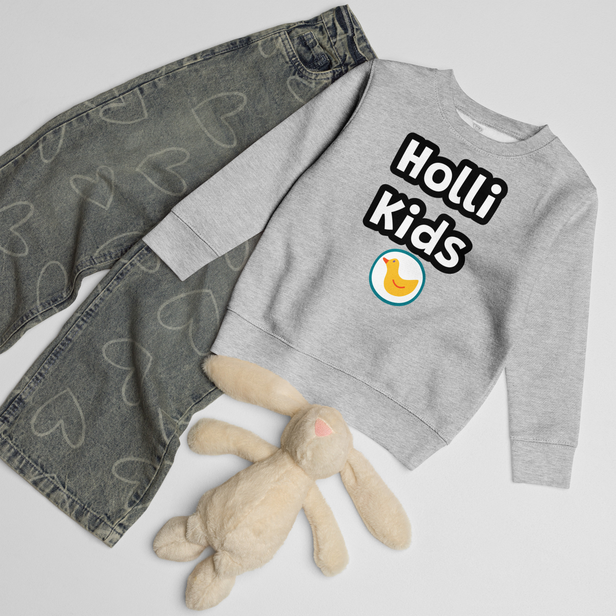 Sudadera de cuello redondo HolliKids unisex. - Imagen 5