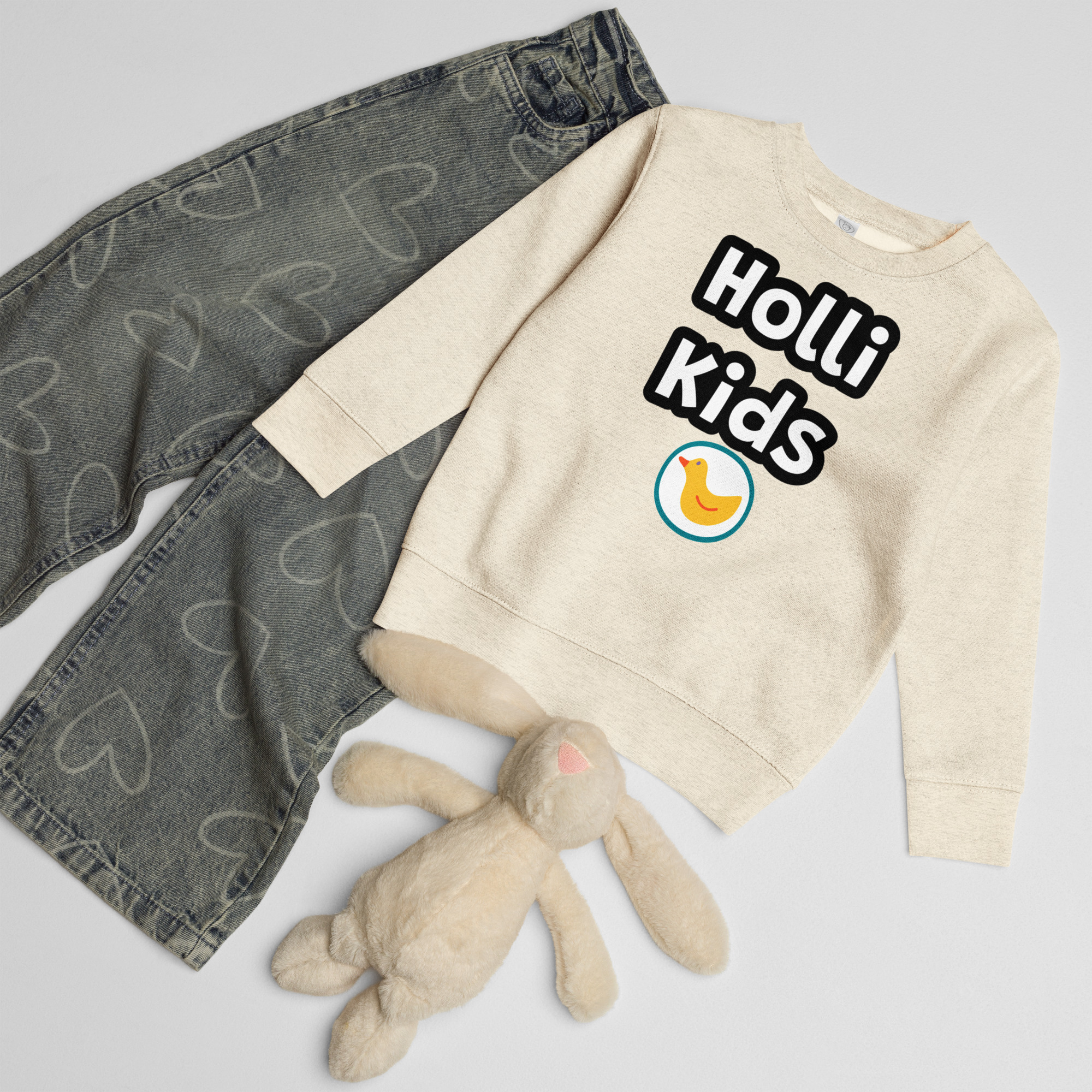 Sudadera de cuello redondo HolliKids unisex. - Imagen 6