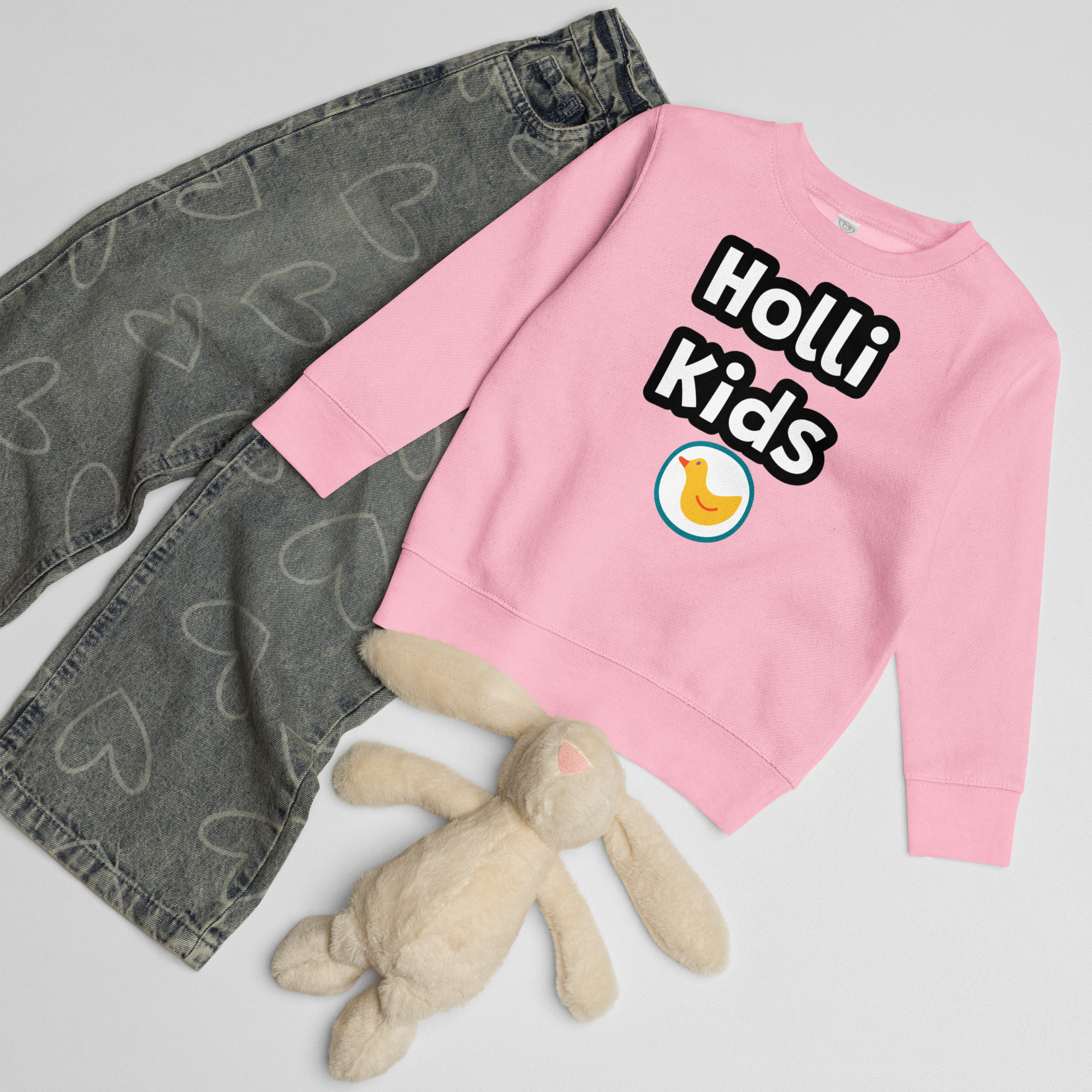 Sudadera de cuello redondo HolliKids unisex. - Imagen 4
