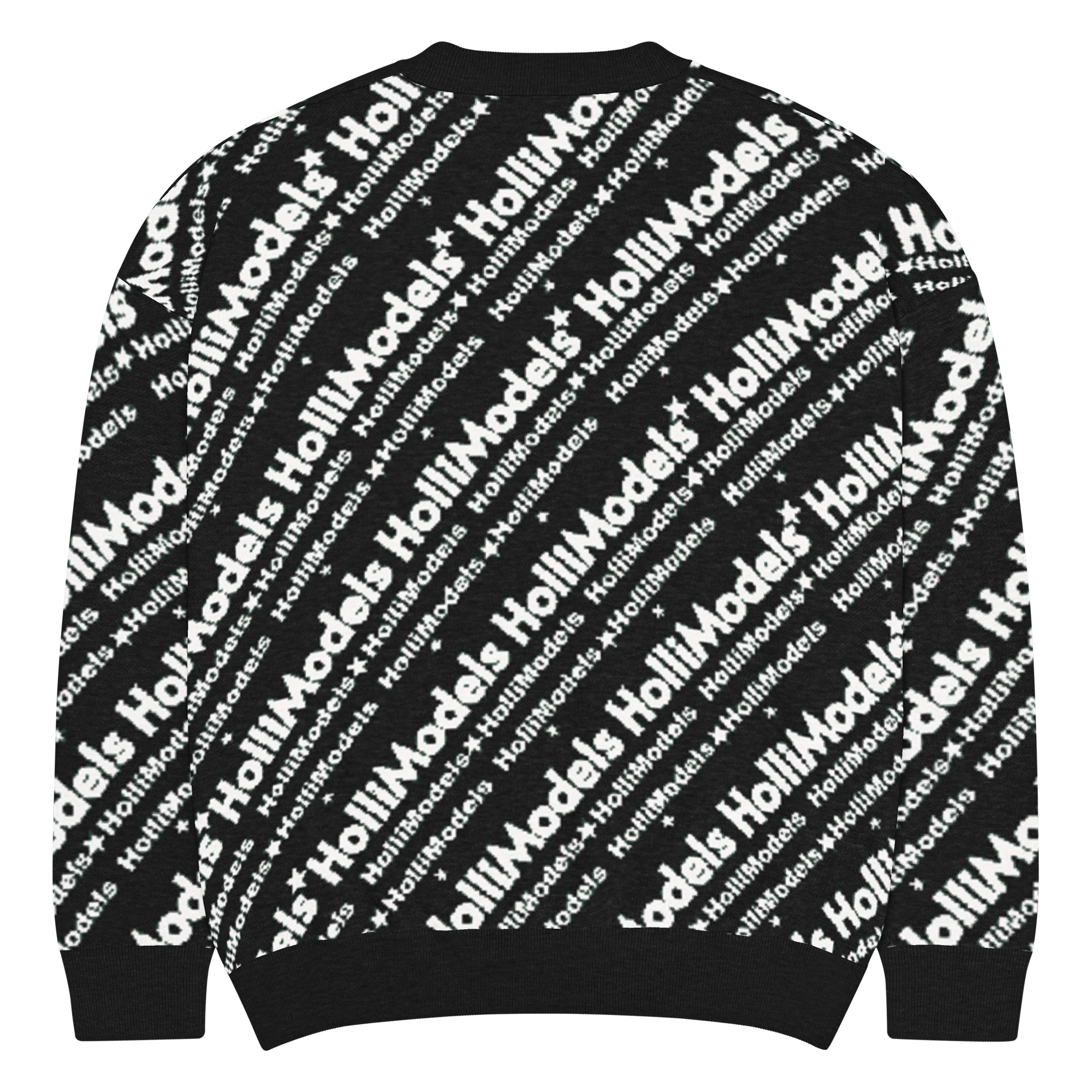 Jersey holgado de punto con cuello redondo HolliModels - Imagen 3