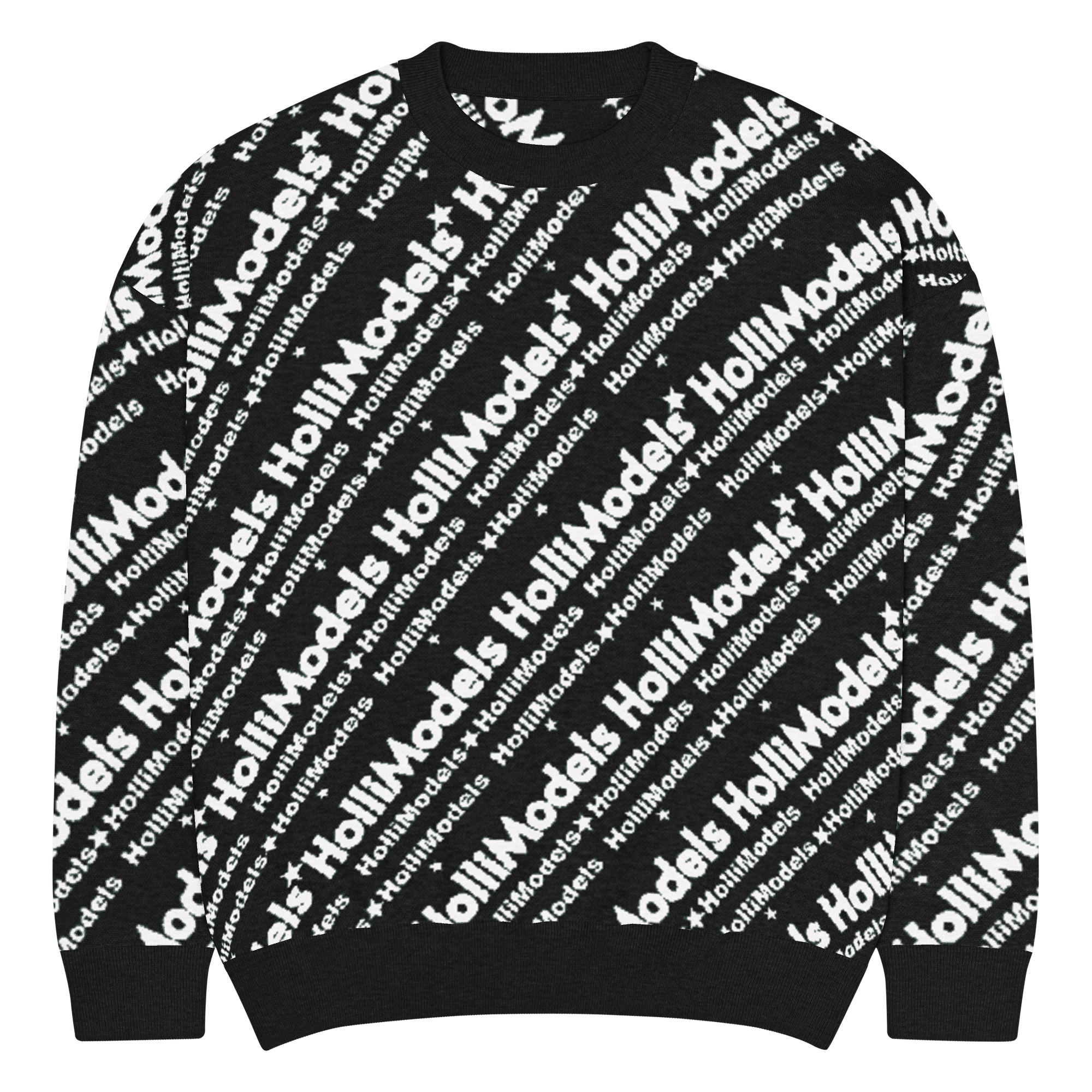 Jersey holgado de punto con cuello redondo HolliModels - Imagen 9