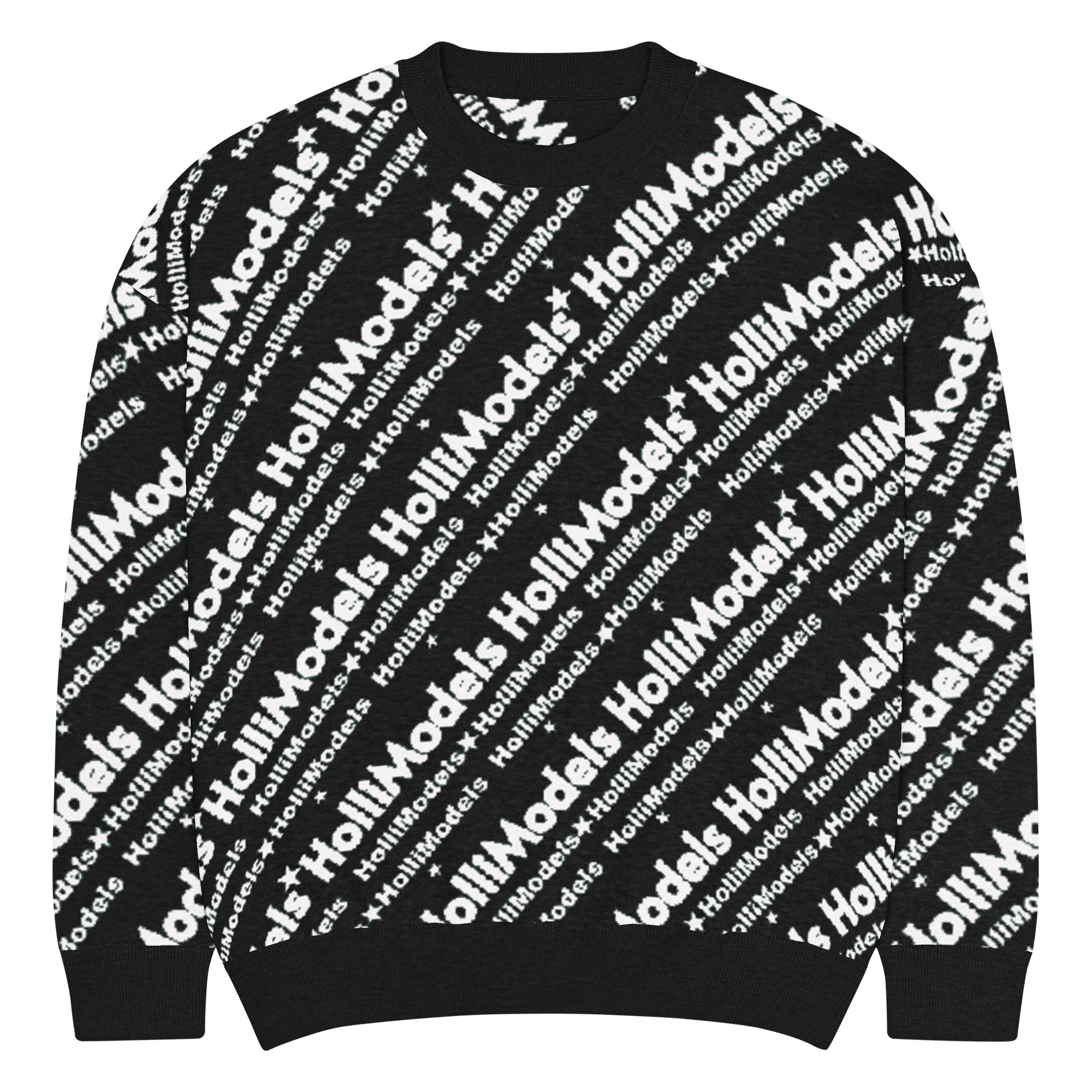 Jersey holgado de punto con cuello redondo HolliModels - Imagen 7