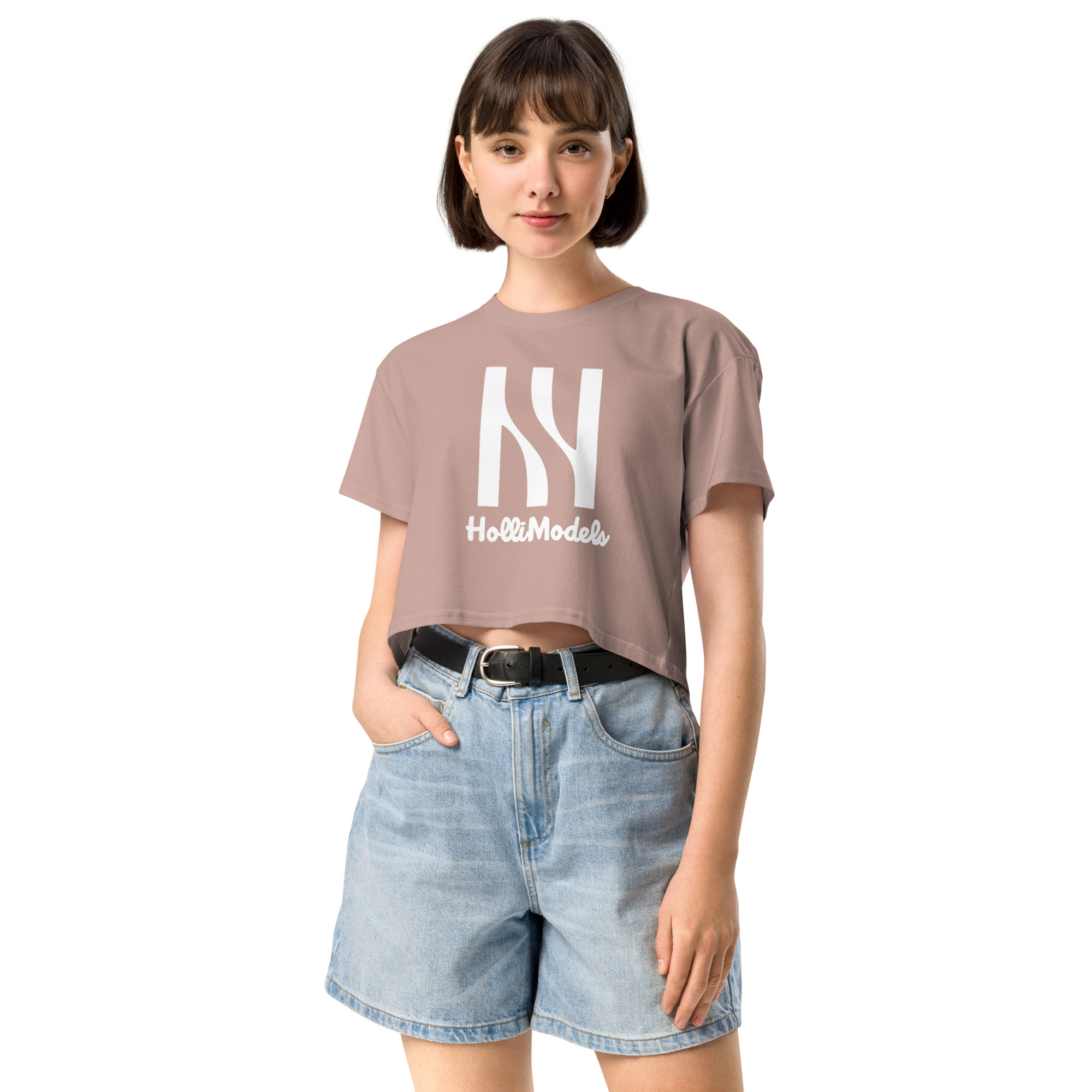 Crop top para mujer Logo HolliModels - Imagen 8