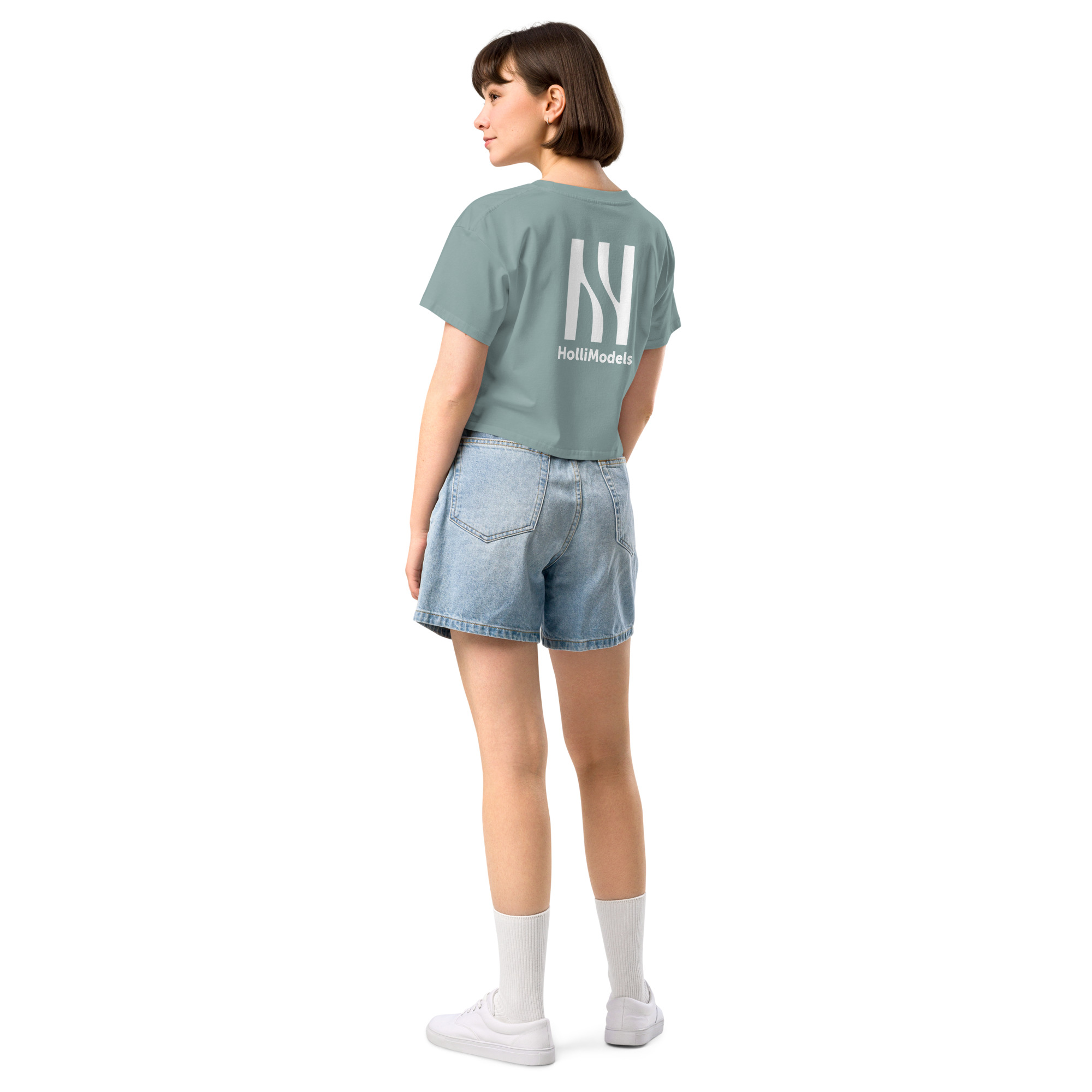 Crop top para mujer Logo HolliModels - Imagen 6