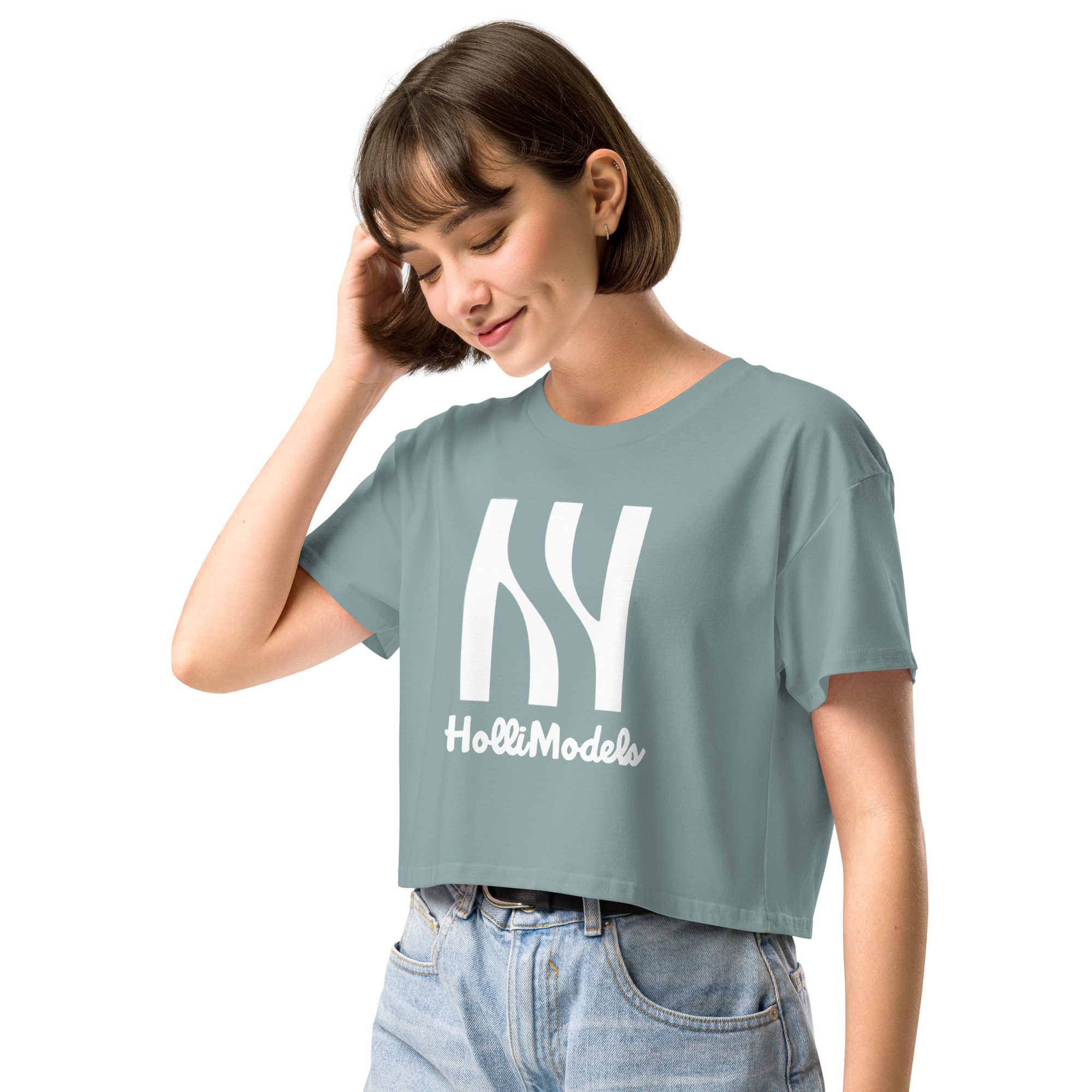 Crop top para mujer Logo HolliModels - Imagen 5